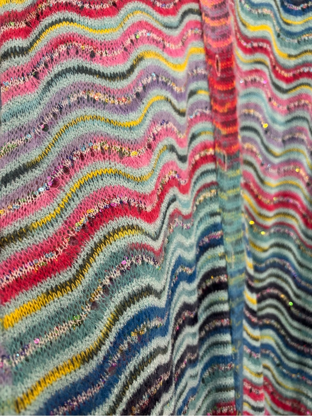 Missoni Multicolor Wave Knit Long Cardigan-NEW - Picture 4 of 6